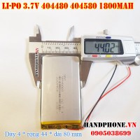 Pin Li-Po 3.7V 404480 404580 1800mAh (Lithium Polymer)
